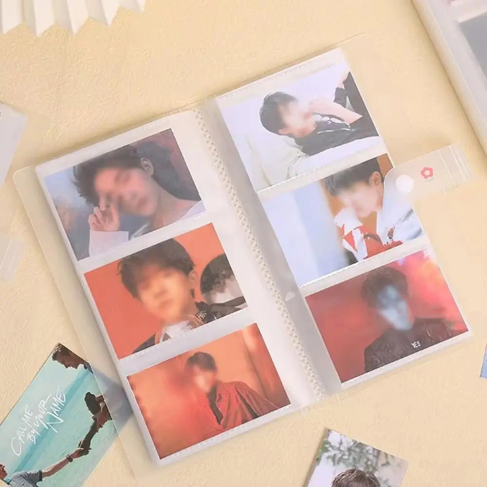 Photo Album 80/160 Slots Crystal PVC Photocard Holder 3–7 Inch Photo Card Album HIP