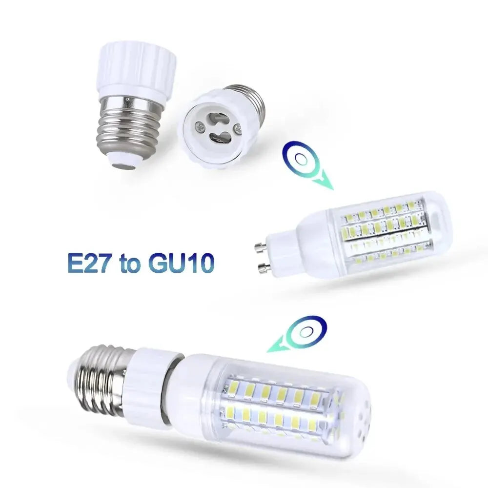 E17 E27 Lamp Base Accessories E14 E12 Lamp Holder GU10 G9 B22 MR16 Light Bulb Socket Lamps Adapter Household Converter Fittings HIP