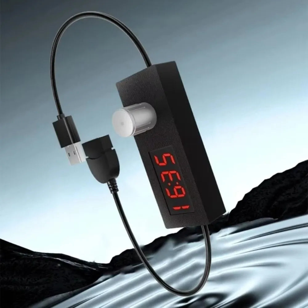 USB Countdown Timer Switch Cable – 5V Digital Display, 5min–24hr USB Timer Switch HIP
