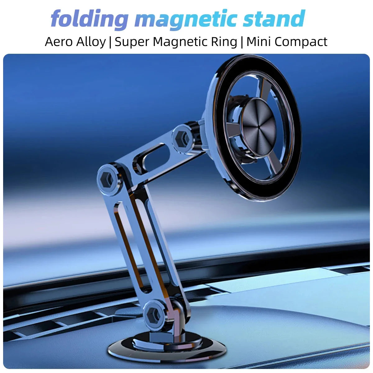360° Magnetic Car Phone Holder – Air Vent Mount Foldable Car Phone Mount HIP
