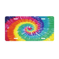 Pink Ribbon Grunge Flag Aluminum Vanity License Plate Novelty License Plate HIP 1