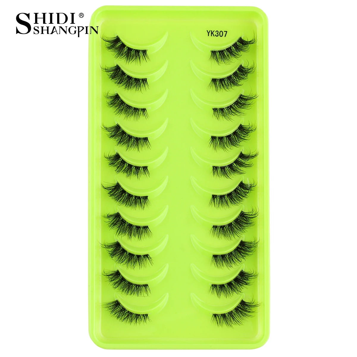 YSDO 30 Style Natural Faux 3D Mink Eyelashes Wispy Fluffy False Lashes Extension Makeup Handmade Fake Lashes Soft Half Eyelashes HIP