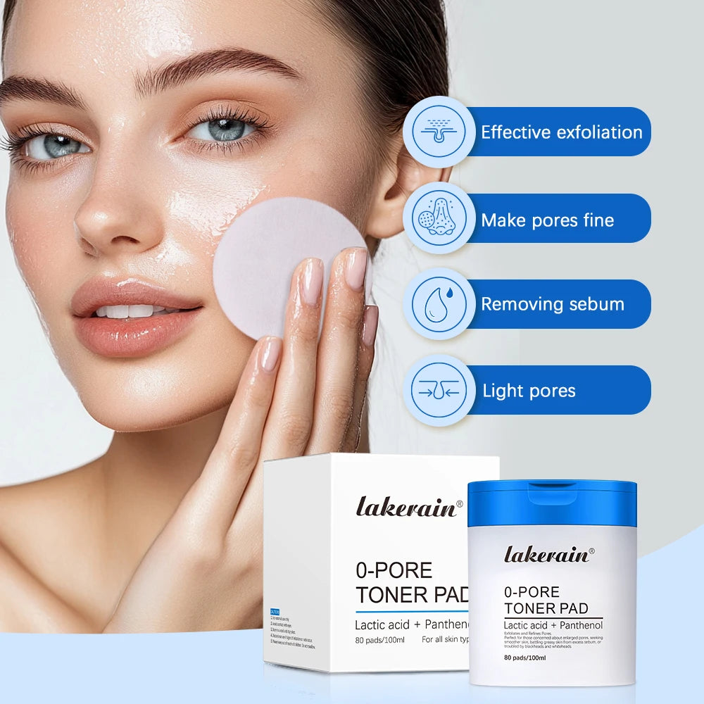 Zero Pore Toner Pads Control Oil Reduce Sebum Exfoliate Deep Clean Refines Pores Antioxidant Skincare Treatment skincare korean HIP