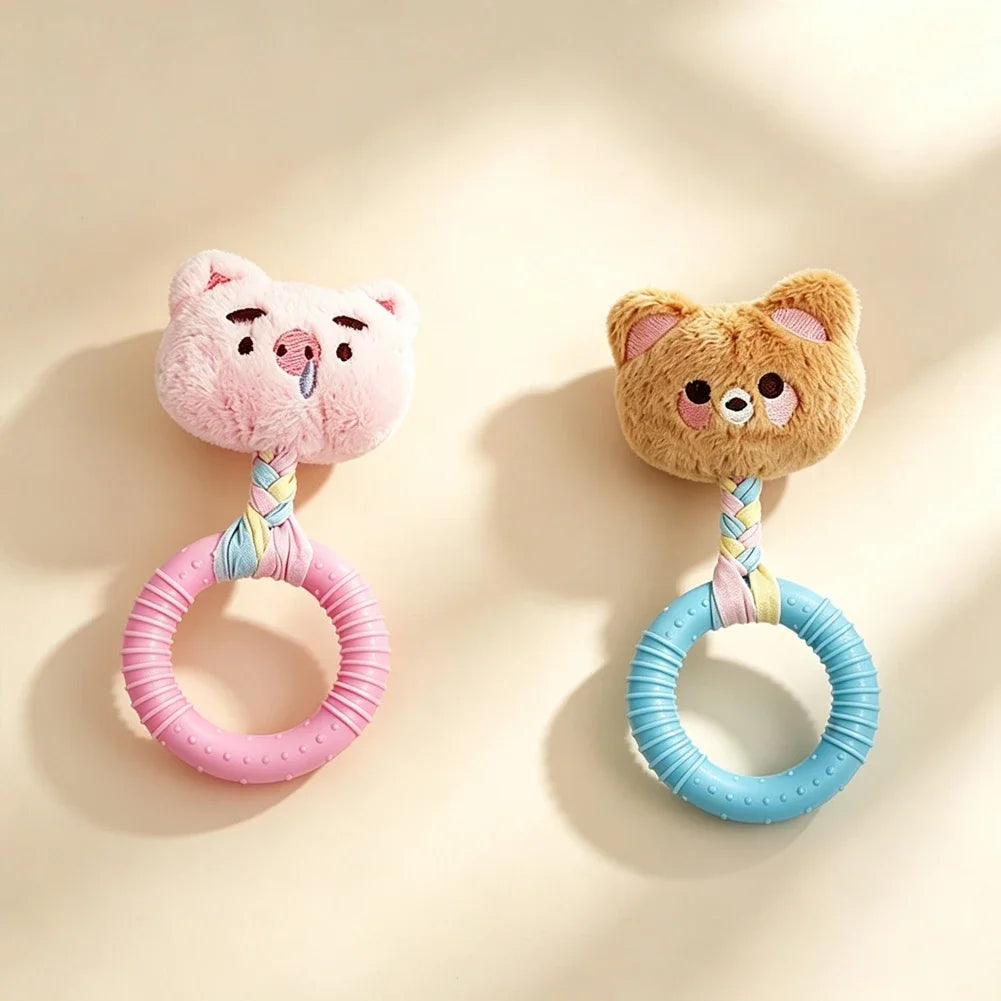 Bite Resistant Rubber Dog Toys TPR Dog Interactive Toys Fun Relaxation for Small Medium-sized Dog Interactive Teeth Grinding Toy HIP