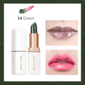 lakerain 6 Colors Magic Lipstick Temperature Color Changing Lip Stain Gloss Moisturizing And Long Lasting Waterproof Lip Balm HIP 01 green Full Size