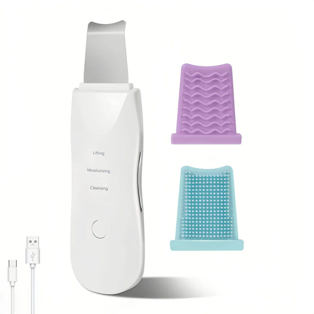 Vibrating Skin Scrubber Spatula – Blackhead & Pore Cleaner Facial Cleansing Device HIP
