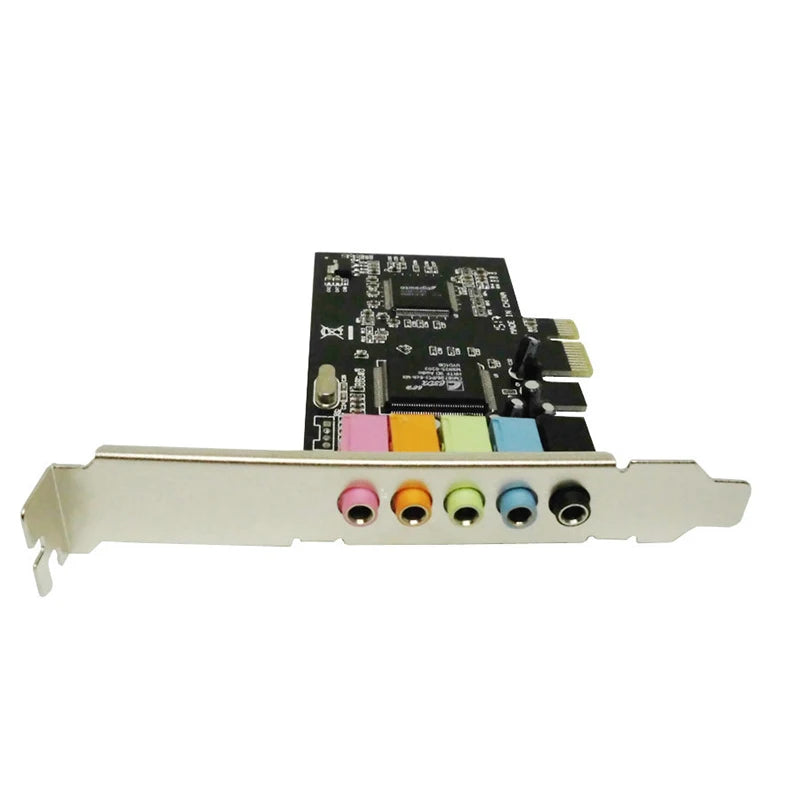 4.1 PCIe Sound Card PCI-Express X1 4-Channel Audio Adapter PCIe Sound Card HIP