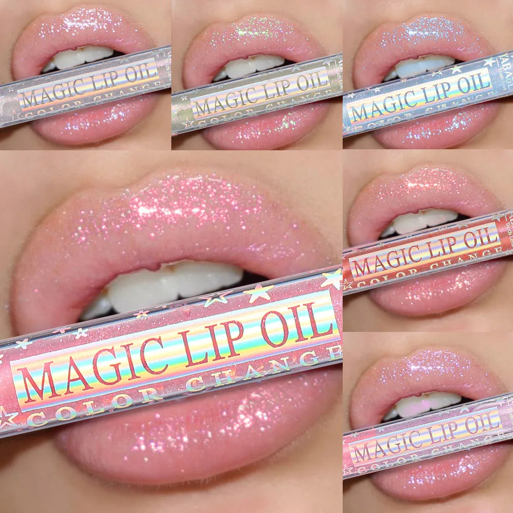 Lip Gloss Set Plumping Transparent Gloss Lip Oil Makeup Moisturizing Glitter Clear Mirror Lipstick Primer Cosmetic HIP