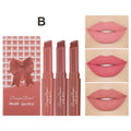 Dragon Ranee Matte Nude Lipstick Pencil Set – 3-Piece Matte Lipstick Set HIP B