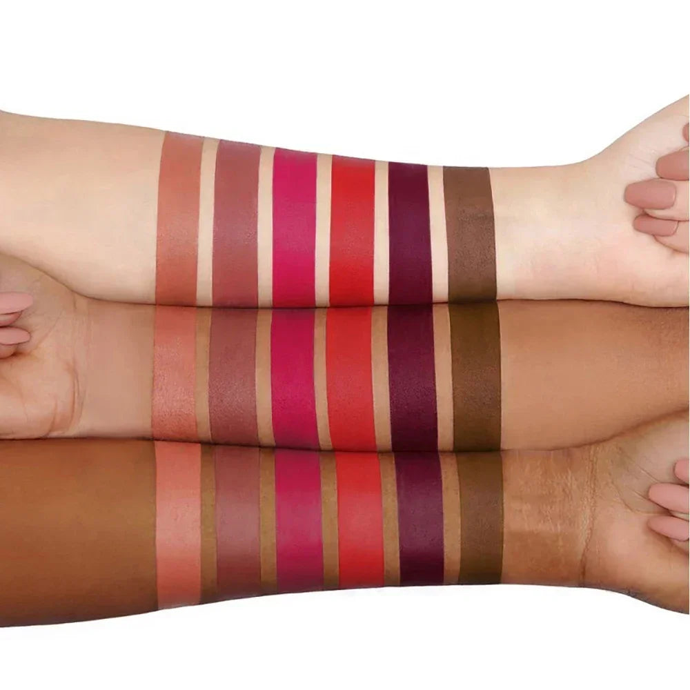 HANDAIYAN Gift 6PC/Set Matte Velvet Lip Gloss Waterproof Long-lasting Liquid Lipstick Cosmetic Beauty Keep 24 Hours Makeup HIP