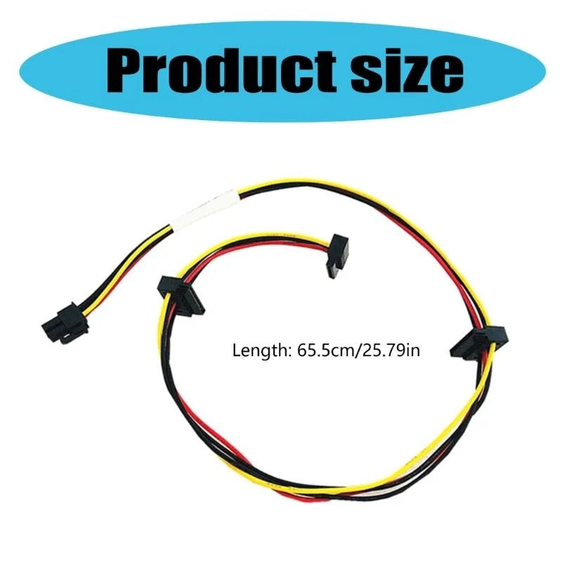 4-Pin to 3-Port HDD Power Splitter Cable for Desktops HDD Power Splitter Cable HIP