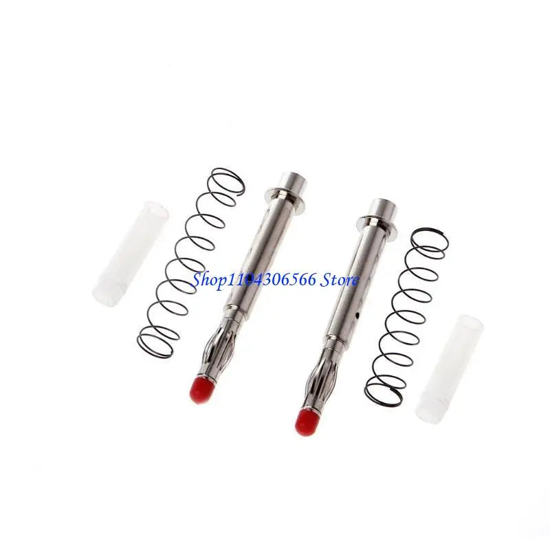 10-Pack 4mm Stackable Banana Plugs – Solder Type, Red & Black Electrical Connector HIP
