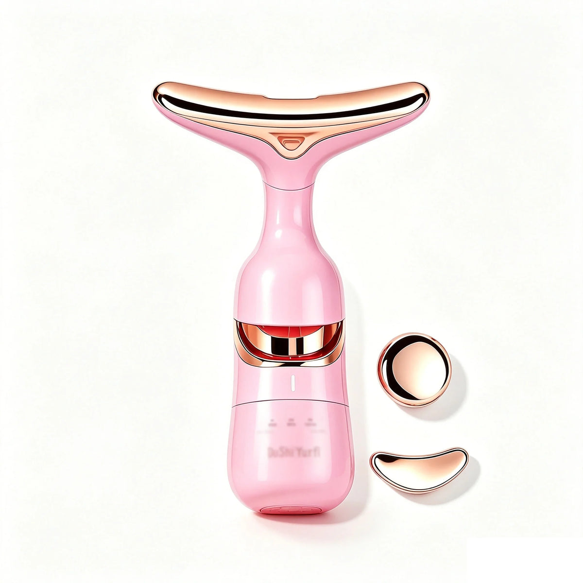 CAMMUO Microcurrent Face Lifting & Neck Massager Device Microcurrent Beauty Device HIP 3-in-1 Pink