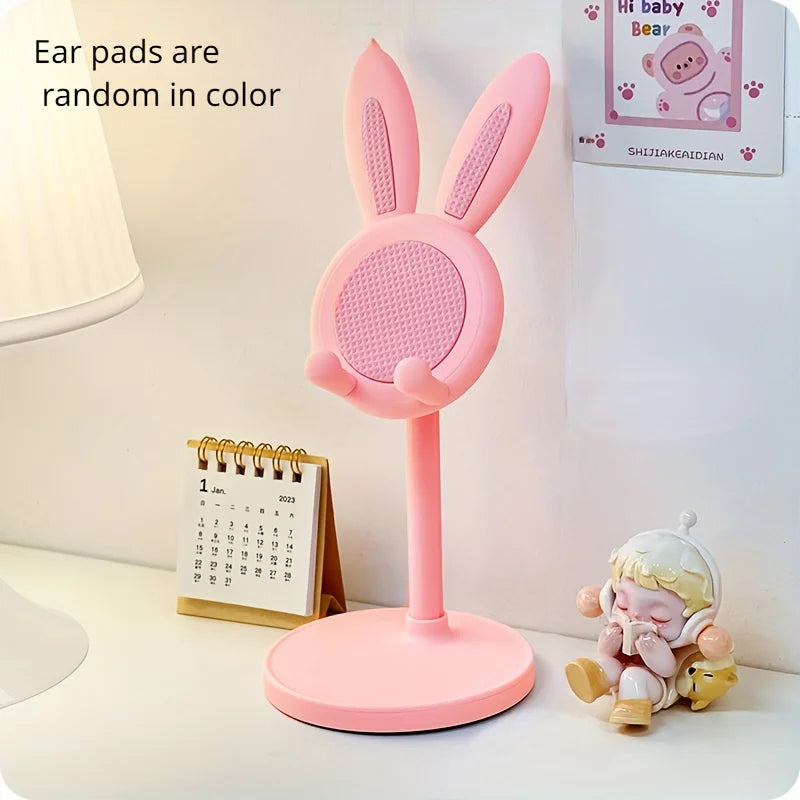 Cute Rabbit Phone & Tablet Stand – Adjustable Desktop Holder Phone Tablet Stand HIP