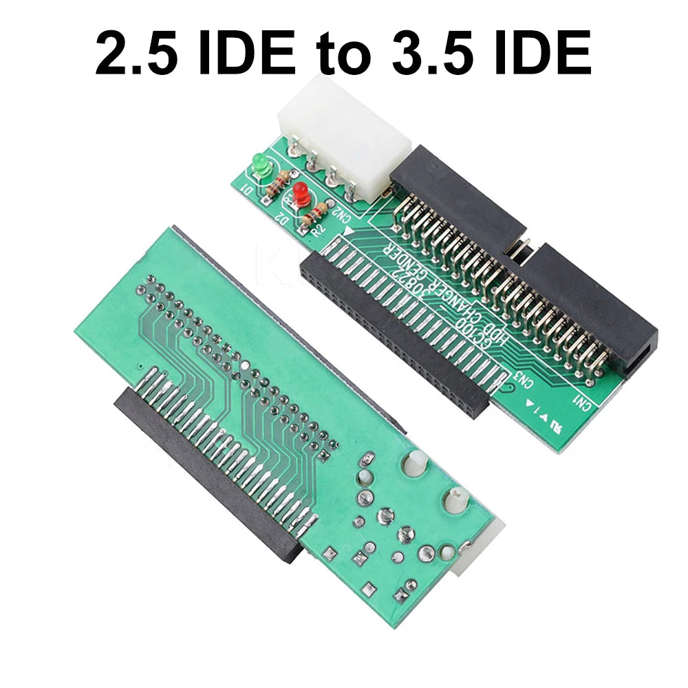 SATA to IDE Adapter – 2.5" & 3.5" HDD Converter, 40-Pin Storage Drive Adapter HIP 2.5 IDE to 3.5 IDE