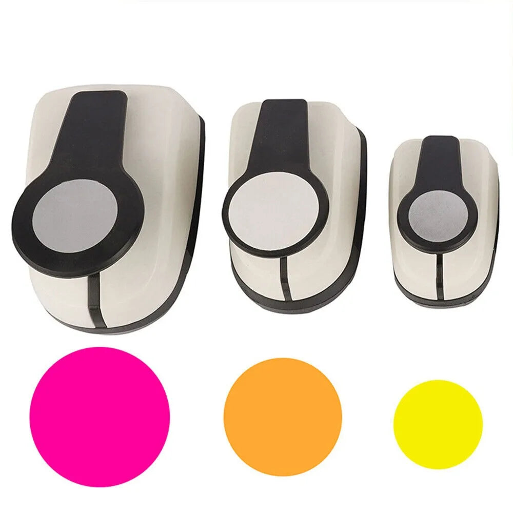 Circular Hole Punch Set – 5 Sizes, DIY Paper & Foam Craft Circle Hole Punch HIP