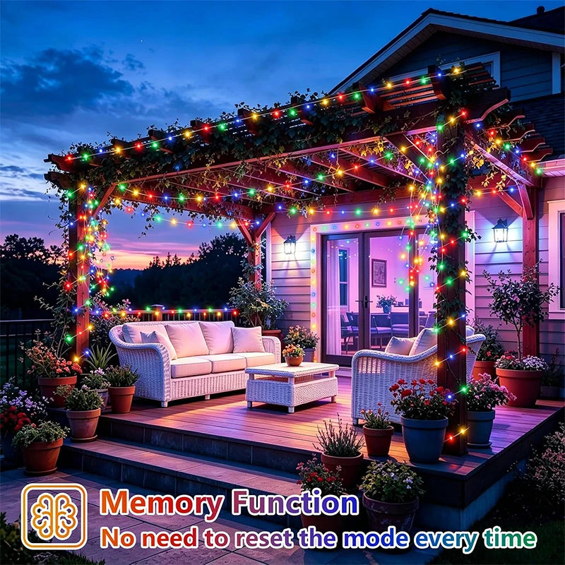 Solar LED Fairy String Lights – Waterproof Outdoor Garden Decor Solar String Lights HIP