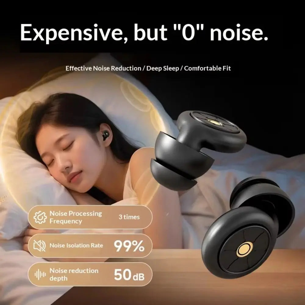 Soft Silicone Noise Cancelling Earplugs – Reusable Sleep Plugs Silicone Earplugs HIP