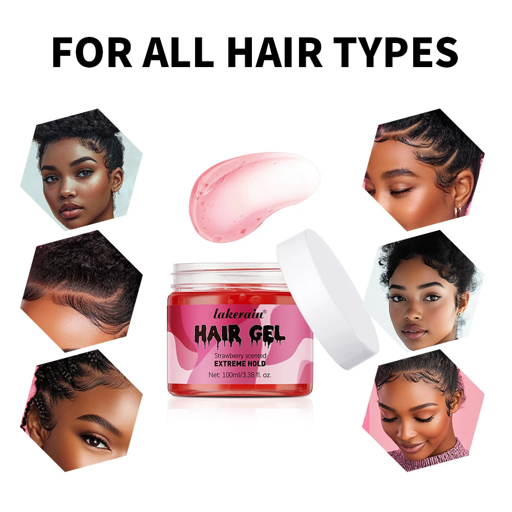 Edge Control Hair Cream Anti-Frizz Curl Defining Smoothing Moisturizing Non-Sticky Styling Cream HIP