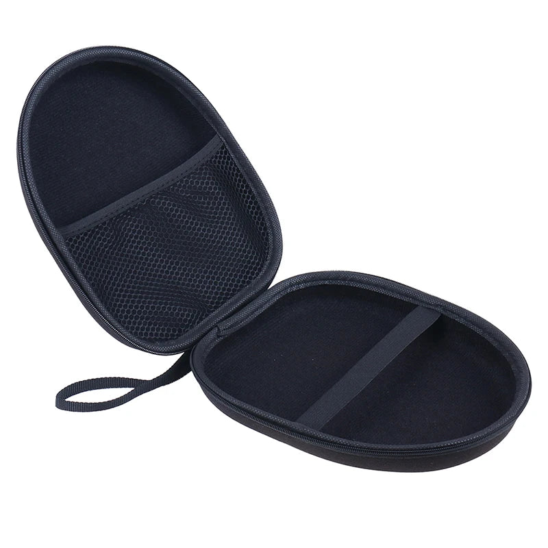Black Hard Shell Headphone Case – EVA Carry Bag Headphone Case HIP One Size