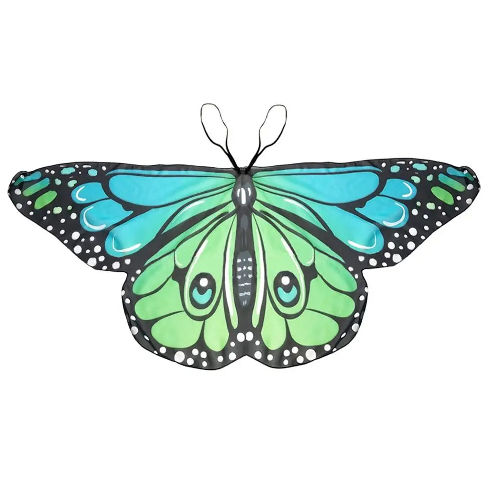 Kids Butterfly Wings Cape – Girls Fairy Shawl Costume Kids Fairy Costume HIP 2