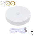 Rechargeable LED Under Cabinet Lights Motion Sensor Night Light Smart Lamp Stairs Closet Wardrobe Kitchen Light Bedroom Decor HIP C