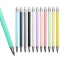 12-Piece HB Colored Eternity Pencils Set with Built-In Eraser Colored Pencil Set HIP 12pcs Black Ink
