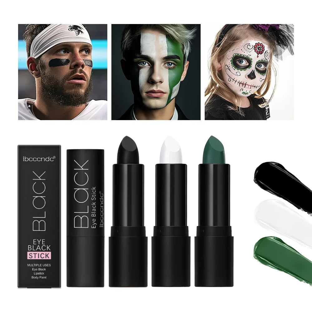 Waterproof Black Eye Stick – Sports & Halloween Face Body Paint Face Body Paint Stick HIP