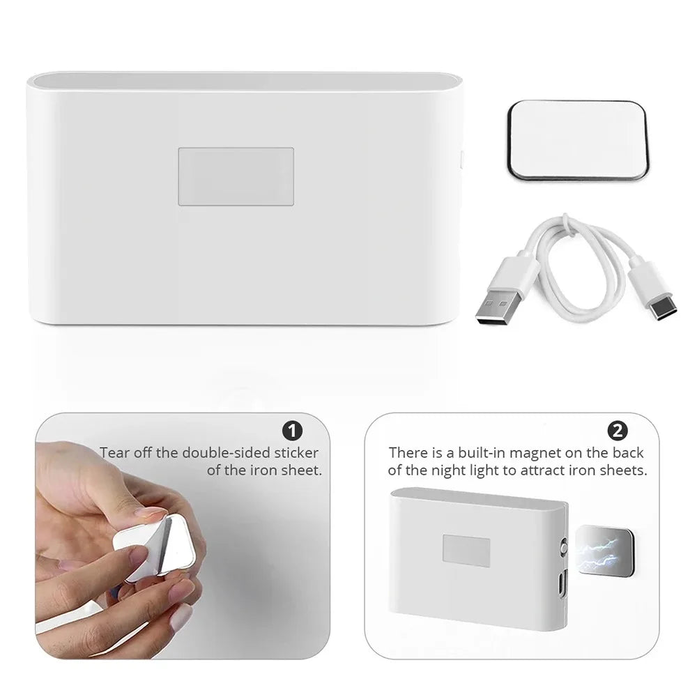 Wireless LED Motion Sensor Night Light | USB-C Rechargeable Motion Sensor Night Light HIP