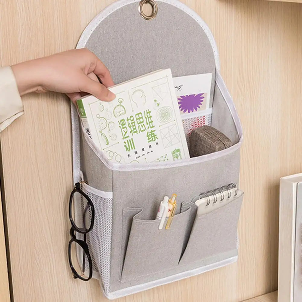 Bedroom Bed Storage Organizer Dormitory Bedside Storage Rack Dormitory Storage Basket Bedside Hanging Basket Bedside Storage HIP