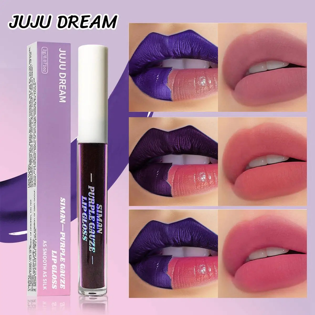 JUJU Dream Peel Off Lip Stain – Waterproof Pink Lip Set Peel Off Lip Stain HIP