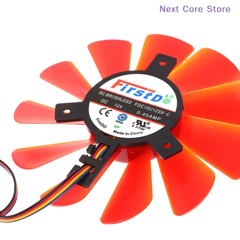 87mm RX 570 RX 580 Replacement GPU Cooling Fan Pair FDC10U12S9-C GPU Replacement Fan HIP