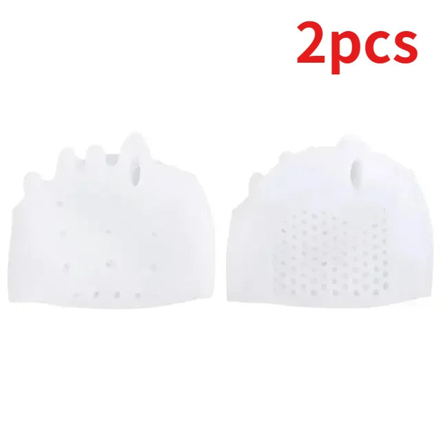 Silicone Forefoot Gel Pads Toe Separator Cushion – 2 Pcs Forefoot Gel Pad HIP C615-White-2pcs