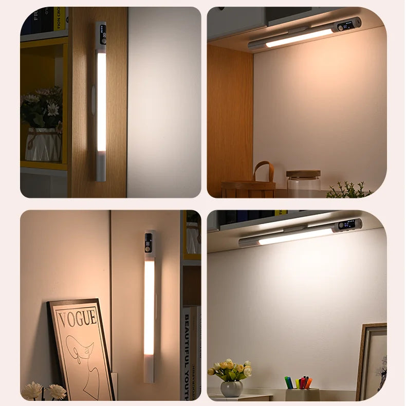 Motion Sensor LED Night Light – USB-C Rechargeable Cabinet Bar Motion Sensor Night Light HIP
