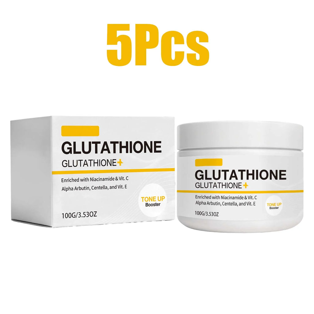 Glutathione Brightening Cream – Niacinamide, Vitamin C, Arbutin Brightening Face Cream HIP 5Pcs