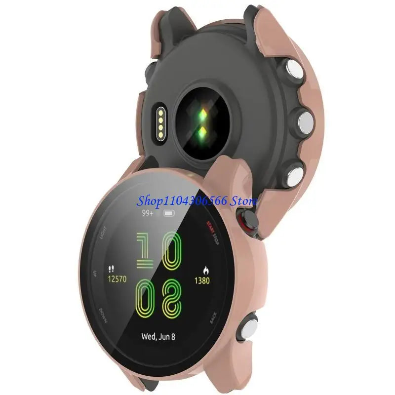 Smartwatch Screen Protector + PC Case – Tempered Glass Shell Smartwatch Protective Case HIP