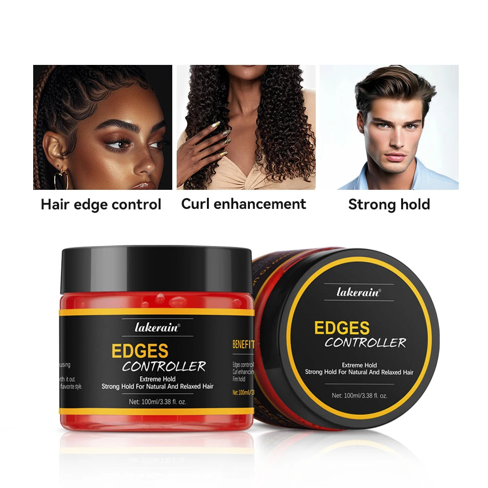 Edge Control Strong Hold Hair Gel Thick Edges Styling Gel Non-Greasy Non-Flaking No White Cast Long Lasting Supports All Hair Ty HIP Default Title