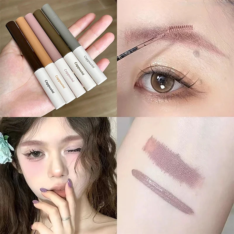 Natural Eyebrow Enhancer Dye Gel Tint Set Waterproof Long Lasting Quick Dry Dyeing Brow Tattoo Tinted Cream Brow Makeup Cosmetic HIP 05