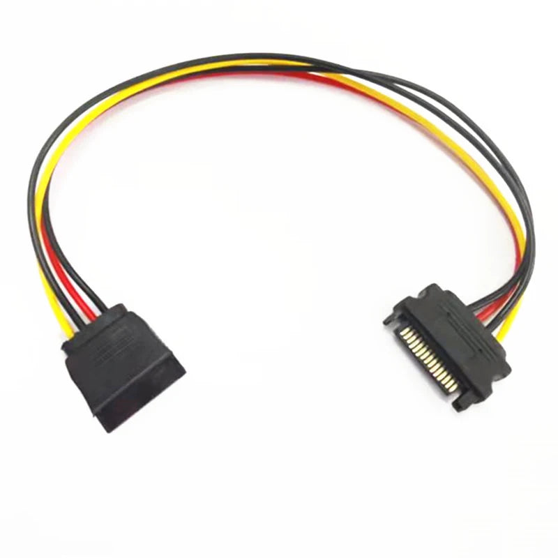 SATA 15-Pin Male to Female Extension Cable 50cm | OULLX SATA Extension Cable HIP