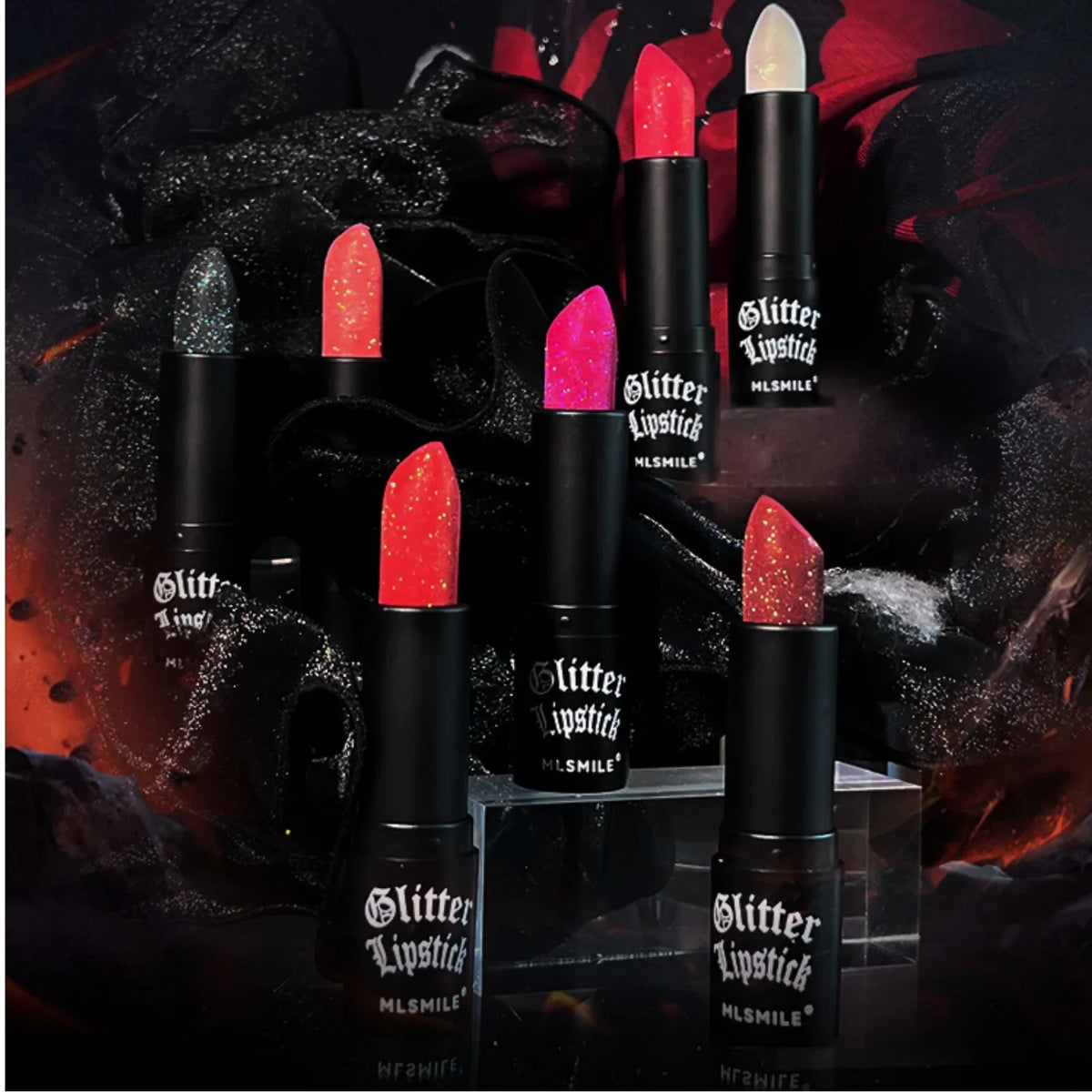 MLSMILE Diamond Matte Lipstick – Long-Lasting, Non-Transfer Matte Lipstick HIP