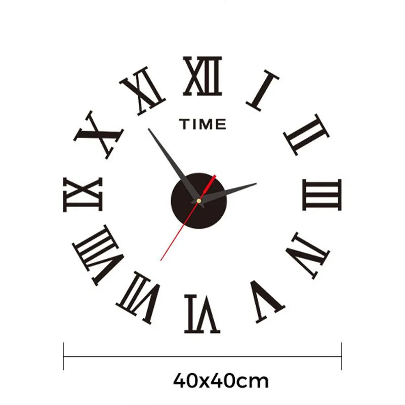 3D Frameless DIY Wall Clock – Modern Acrylic Home Decor DIY Wall Clock HIP