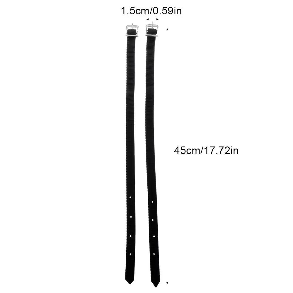 Western Spur Straps with Alloy Buckle – Adjustable 1 Pair Equestrian Spur Straps HIP