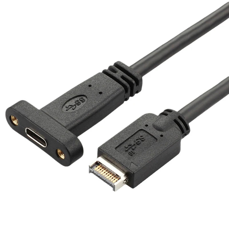 USB Type E to Type C Front Panel Adapter Cable – USB 3.1/3.2 USB Front Panel Adapter HIP