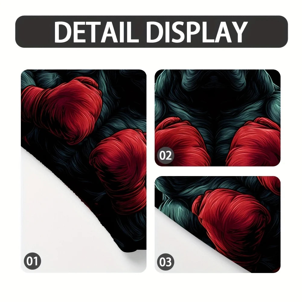 Boxing Print Car Headrest Covers – Soft & Breathable Set of 2 Car Headrest Covers HIP