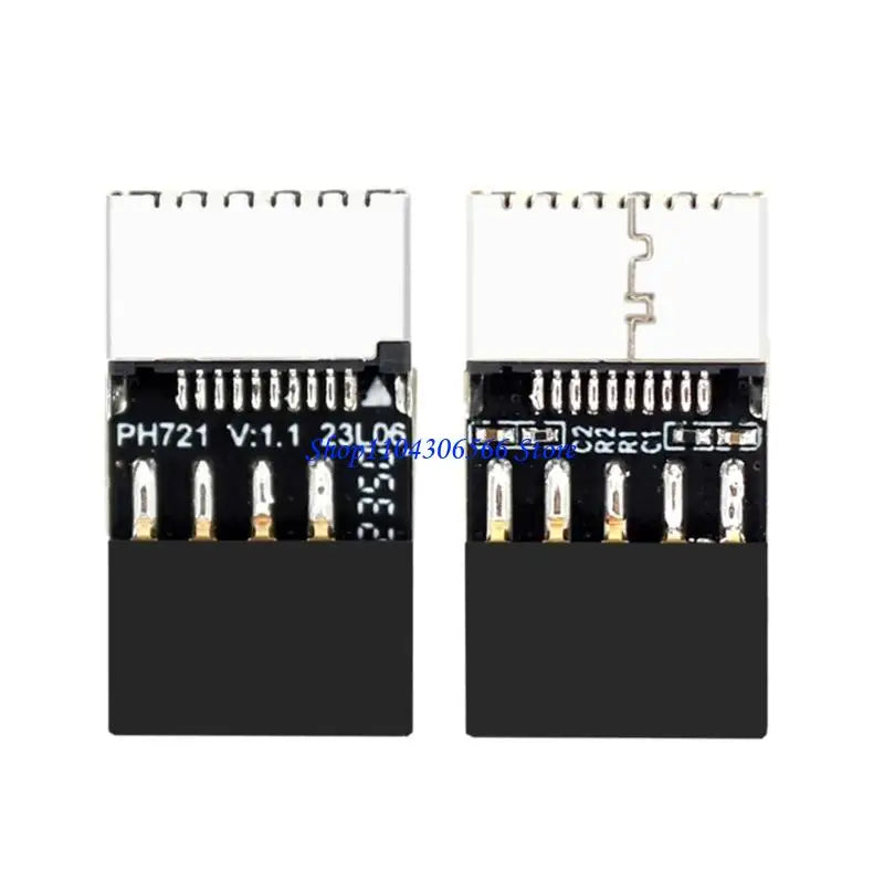 USB 2.0 9-Pin to Type-E 20-Pin Header Adapter Converter USB Header Adapter HIP CN