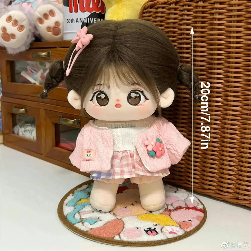 20cm Cotton Dress-Up Doll | Big Eyes & Poseable Skeleton Collectible Dress-Up Doll HIP