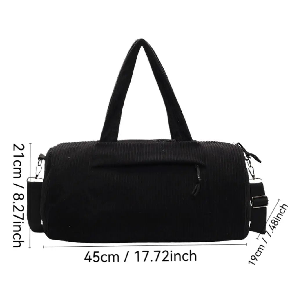 Women's Corduroy Tote Shoulder Bag – Large Capacity Handbag Corduroy Tote Bag HIP