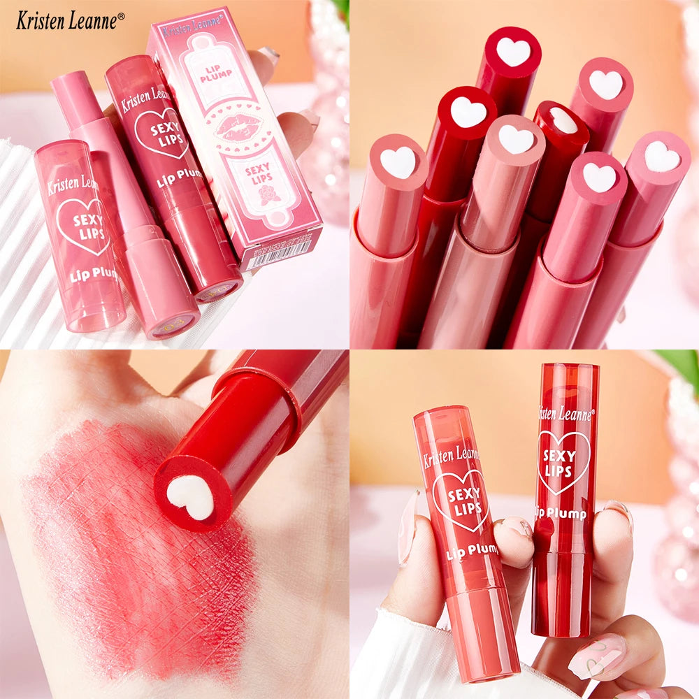 Colored Moisturizing Lip Balm Love Sandwich Lipstick Nutrition Diluting Lip Line Anti-dry Lip Oil Mirror Lasting Lipgloss Makeup HIP