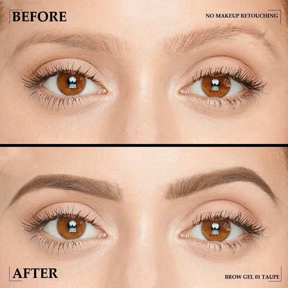 Fiber Brow Mascara Lasting Natural Eyebrow Dyeing Cream Thickening Texture Eye Brow Styling Cream Volumizing Effect HIP
