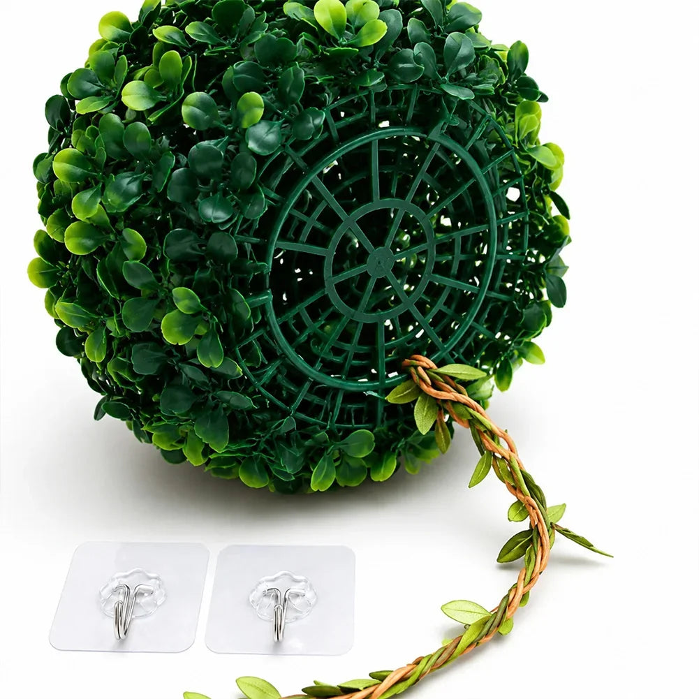 Realistic Rainforest Plant Wall Mount Nest Artificial Grass Ball Reptile Hideout Hanging Cave Decor Reptile Terrarium Decoration HIP